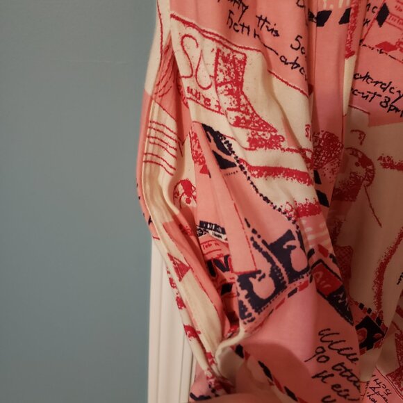 Emily and Fin Love Letters Button Down Vintage Style Dress UK 10 - Picture 3 of 5